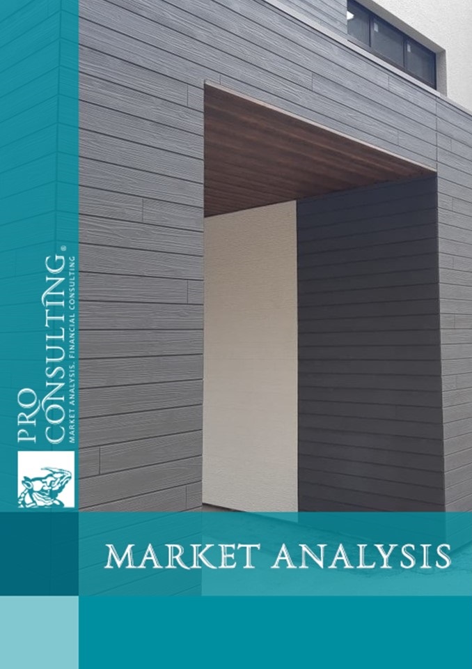 Analysis of the fiber cement market in Ukraine. 2023 year